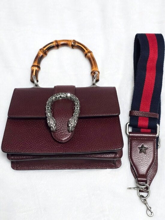 Gucci Handbags - Gucci Dionysus Mini Bamboo Top Handle Bag